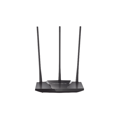 Router N de alta potencia 300 Mbps / 1 Puerto WAN 10/100 / 3 Puertos LAN 10/100 / Chip PA (potencia transmisión 2x) / 3 Antenas de 7 dBi