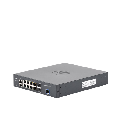 Switch inteligente cnMatrix EX2010 capa 3 de 13 puertos (8 Ethernet Gigabit, 2 SFP, 1 consola, 1 MNGMT, 1 USB) administración desde la Nube