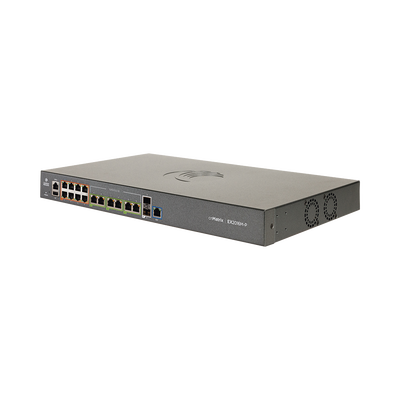 Switch PoE cnMatrix EX2016M-P de 16 puertos (8x 802.3af/at Gigabit, 6x 802.3bt 2.5 Gigabit, 2x SFP+), Capa 3, 240 W, gestión en la nube