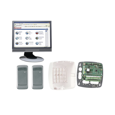 Kit de Control de Acceso con Controlador NETAXS(Interfaz WEB para 2 Puertas) / 2 Lectoras