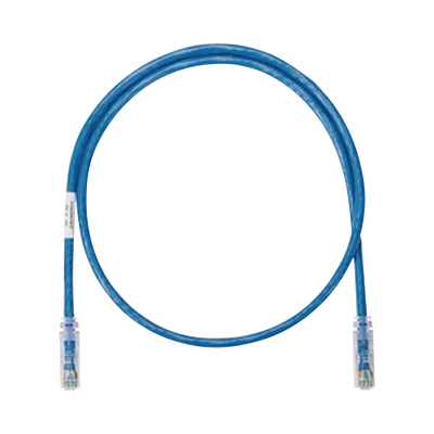 Cable de parcheo UTP Categoría 5e, con plug modular en cada extremo - 1 ft. - Azul