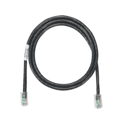 Cable de parcheo UTP Categoría 5e, con plug modular en cada extremo - 2 m. - Negro