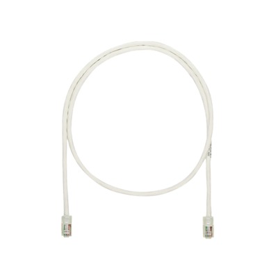 Cable de parcheo UTP Categoría 5e, con plug modular en cada extremo - 1.5 m. - Blanco Mate