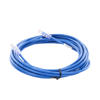 Cable de parcheo UTP Categoría 6, con plug modular en cada extremo - 6 m. - Azul