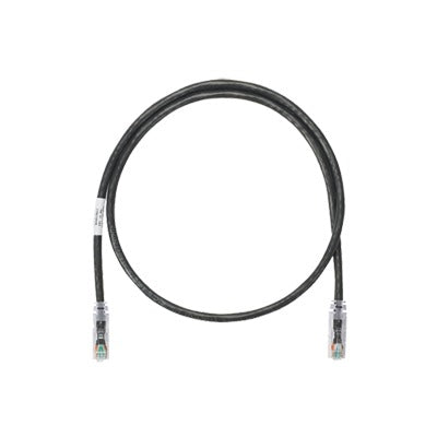 Cable de parcheo UTP Categoría 6, con plug modular en cada extremo - 3 m. - Negro