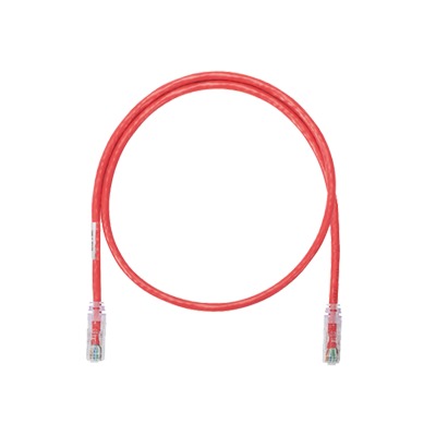 Cable de parcheo UTP Categoría 6, con plug modular en cada extremo - 1 m. - Rojo