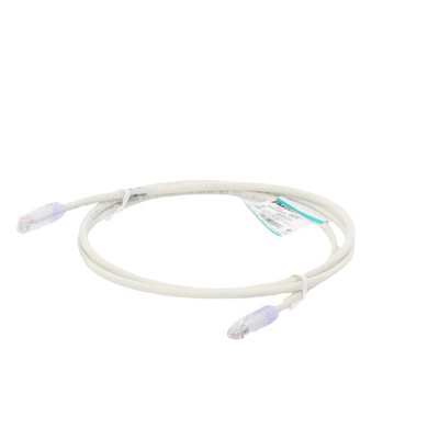 Cable de parcheo UTP Categoría 6, con plug modular en cada extremo - 1.5 m. - Blanco Mate