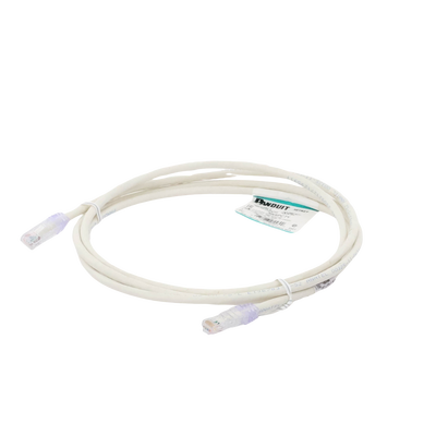 Cable de parcheo UTP Categoría 6, con plug modular en cada extremo - 2 m. - Blanco Mate