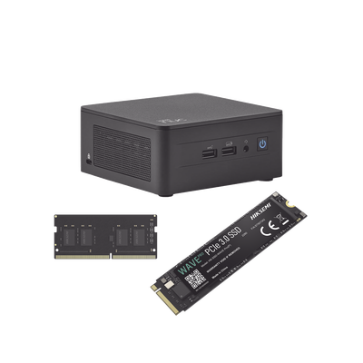 ASUS NUC KIT / ESTACION DE TRABAJO / CORE I3 13VA GENERACION / RAM 8GB / SSD 256