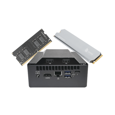 Kit Estación de Trabajo Básica / Core i7 / RAM 4GB / SSD 512GB