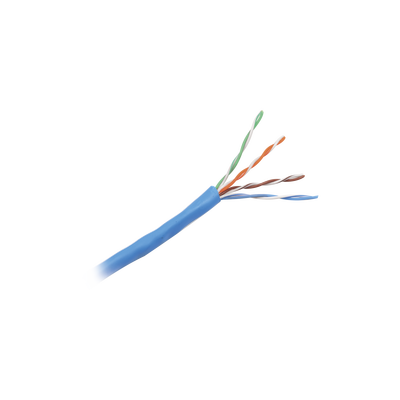 Bobina de Cable UTP de 305 m. de Cobre, NetKey, Azul, Categoría 5e (24 AWG), Riser (CMR), de 4 Pares