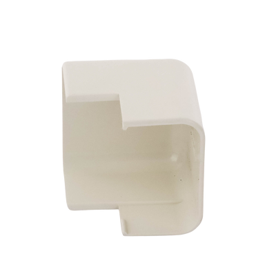 Esquinero exterior, para uso con canaleta LD10, material ABS, Color Blanco Mate