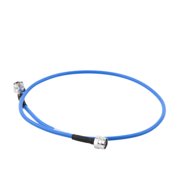 Cable flex SSP-250-LLPL (1/4" diam.) de 1m, bajo PIM (≤-155 dBc), conectores N Macho a N Macho en A/R, 0-6 GHz.
