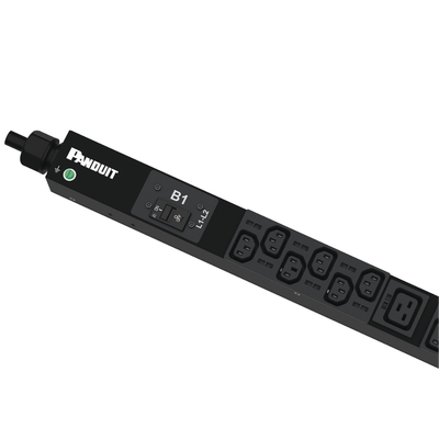 PDU Básico para Distribución de Energía, Enchufe de Entrada NEMA L6-30P, Con 36 Contactos C13 y 6 C19, de Instalación Vertical, 30 Amp, 208 Vca