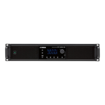 Amplificador de Audio de Alta Potencia | 4 x 600w |  Baja Impedancia | 70/100V | DSP Integrado | Interfaz Dante