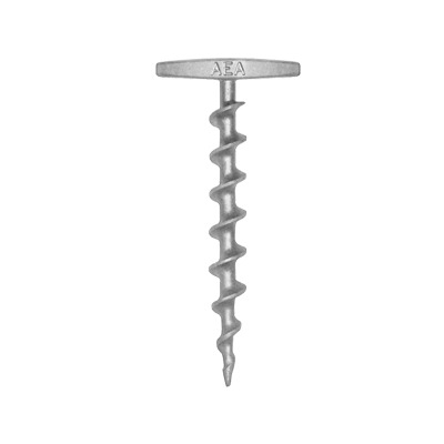 Ancla Tornillo RE-USABLE de 9” (23 cm) de Largo con Maneral de 4” (10 cm). No requiere Herramientas.