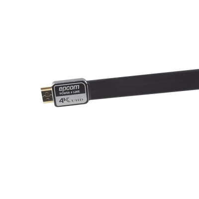 Cable HDMI versión 2.0 Plano de 10M (32.8 ft) optimizado para resolución 4K ULTRA HD