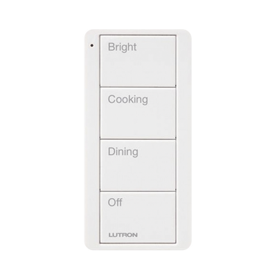 Control remoto inalambrico PICO, con escenas predefinidas para espacio en cocina.