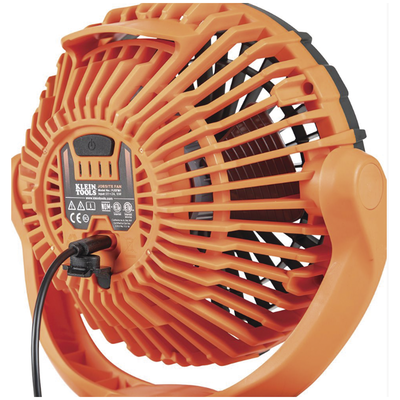 Ventilador Portátil Recargable para el Lugar de Trabajo. Montable por Pinza o por Potentes Imanes.