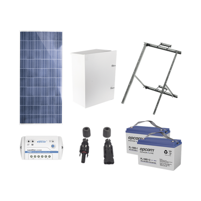 Kit de energía solar de 12 Vcc para alimentar radar de velocidad X-RADAR1