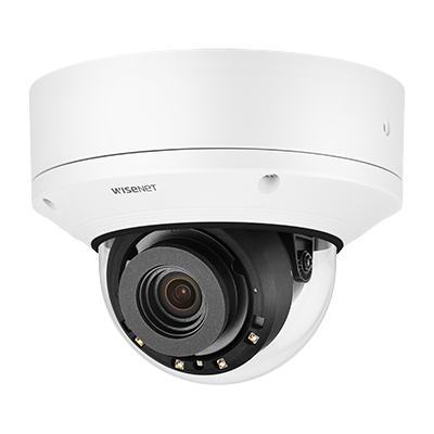 Cámara Domo 4K con IA / Lente Motorizado de 4.5 a 10mm / P-Iris, WDR 120dB / Ranura SD / Protección IP52 e IK10