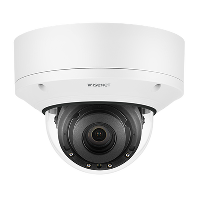 Cámara Domo 4K con IA / Lente Motorizado de 4.5 a 10mm / P-Iris, WDR 120dB / Ranura SD / Protección IP52 e IK10