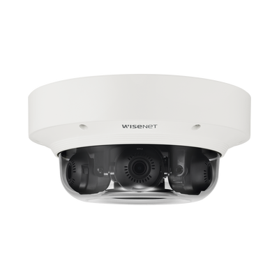 Cámara IP Multisensor 6MP ( 3 Sensores de 2MP) WDR 150 DB, Lente Motorizado 3 - 6 MM /  HPOE / IP66 / IK10 / NEMA 4X