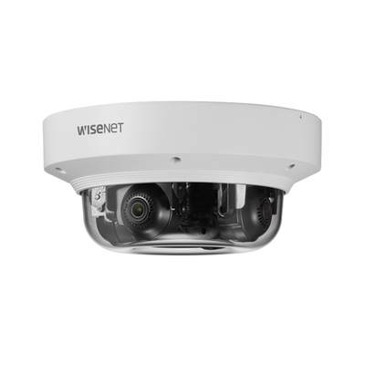 Cámara IP Multisensor 8MP ( 4 Sensores de 2MP) WDR 120 DB, Lente Motorizado 3 - 6 MM /  HPOE / IP66 / IK10 / NEMA 4X