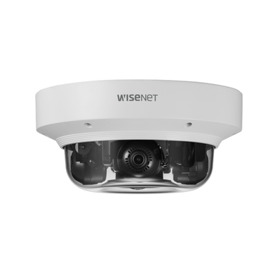 Cámara IP Multisensor 8MP ( 4 Sensores de 2MP) WDR 120 DB, Lente Motorizado 3 - 6 MM /  HPOE / IP66 / IK10 / NEMA 4X