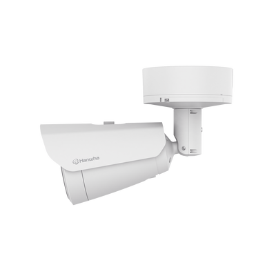 Camara Bala IP 4K con IA / Lente Motorizado 31x 6.91 a 214.7 mm / P-Iris / WDR 120dB / H.265 / RanuraSD / Protección IP67 IK10 NEMA4X / conteo de personas y vehiculos