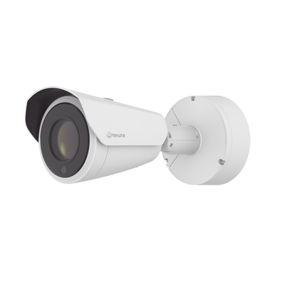 Camara Bala IP 4K con IA / Lente Motorizado 31x 6.91 a 214.7 mm / P-Iris / WDR 120dB / H.265 / RanuraSD / Protección IP67 IK10 NEMA4X / conteo de personas y vehiculos