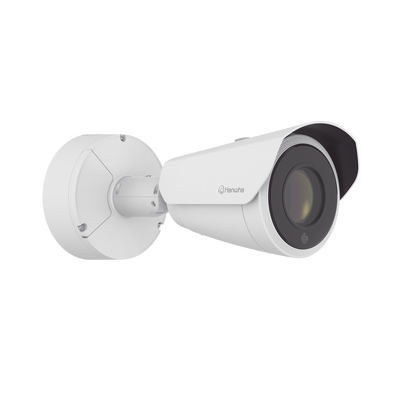 Camara Bala IP 4K con IA / Lente Motorizado 31x 6.91 a 214.7 mm / P-Iris / WDR 120dB / H.265 / RanuraSD / Protección IP67 IK10 NEMA4X / conteo de personas y vehiculos