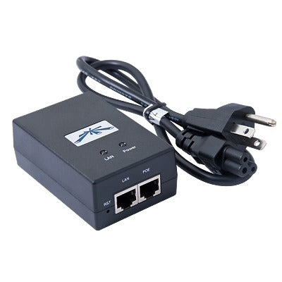 Adaptador de Power Over Ethernet (PoE) para Equipos UBIQUITI de 24 Vcc