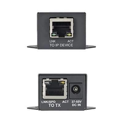 Receptor PoE/PoE+ Para Uso con Transmisor POEXTX1, Hasta 610 Metros (2000 ft) con Cable Cat5e o Cat6, 10/100Mbps