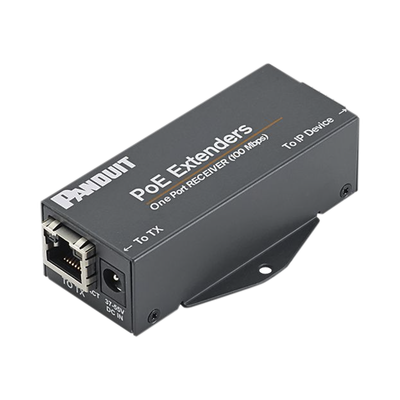 Receptor PoE/PoE+ Para Uso con Transmisor POEXTX1, Hasta 610 Metros (2000 ft) con Cable Cat5e o Cat6, 10/100Mbps