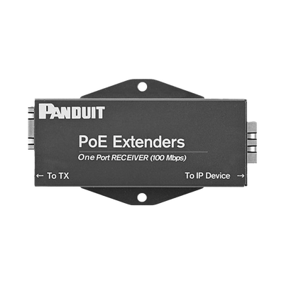 Receptor PoE/PoE+ Para Uso con Transmisor POEXTX1, Hasta 610 Metros (2000 ft) con Cable Cat5e o Cat6, 10/100Mbps