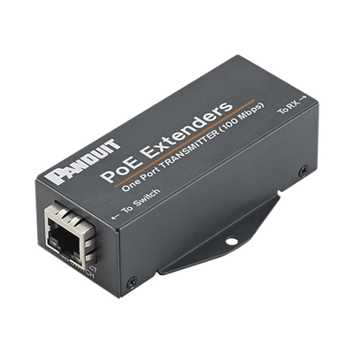 Transmisor PoE/PoE+ Para Uso con Receptor POEXRX1, Hasta 610 Metros (2000 ft) con Cable Cat5e o Cat6, 10/100Mbps