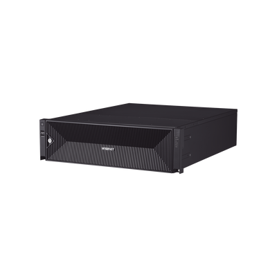 NVR 32 Megapixel (8K) / 32 Canales IP / Soporta 8 Discos Duros / H.265 & Wisestream / Wisenet P2P / ONVIF / Compatible con Cámaras IA / Salida HDMI en 4K