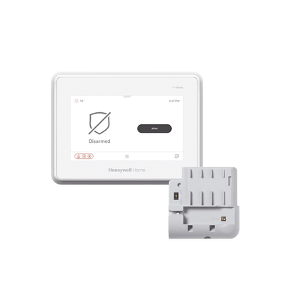 Sistema de Alarma con Pantalla Touch de 7" Compatible con sensores Inalambricos DSC, Bosh, 2GIG,ITI y Serie 5800 agregando el modulo PROTAKEOVER