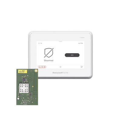 Sistema de Alarma con Pantalla Touch de 7" Compatible con sensores Inalambricos DSC, Bosh, 2GIG,ITI y Serie 5800 agregando el modulo PROTAKEOVER