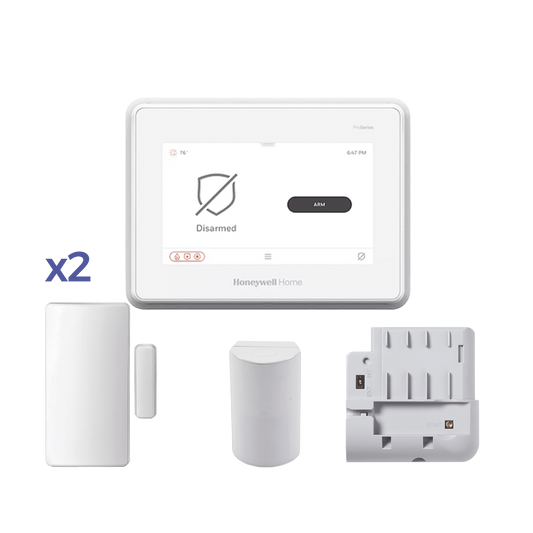 Sistema de Alarma con Pantalla Touch de 7" Compatible con sensores Inalambricos DSC, Bosh, 2GIG,ITI y Serie 5800 agregando el modulo PROTAKEOVER