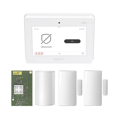 Kit de Panel de Alarma PROA7M con Sensor de Movimiento y 2 Contactos Magnéticos