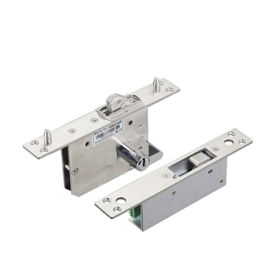 Cerradura eléctrica para puertas corredizas tipo gancho / apertura con llave ambos lados / Abierto en caso de falla/ IP65