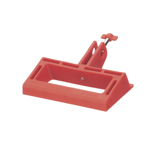Bloqueador LOTO de Manija Grande para Disyuntores de Caja Moldeada, 2.24" (56.8m) Largo x 3.75" (95.2mm) Ancho. Color rojo
