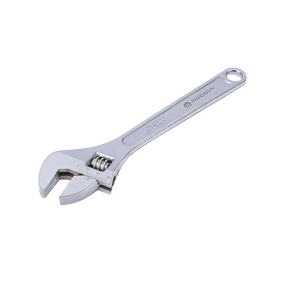 Llave Ajustable (Perico) de 20.5 cm (10”). Apertura máxima de Mordaza de 30 mm.