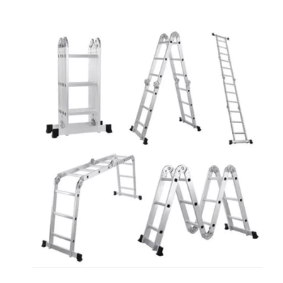 Escalera Multiposiciones de Aluminio de 3.52 Metros, Soporta 150 kg