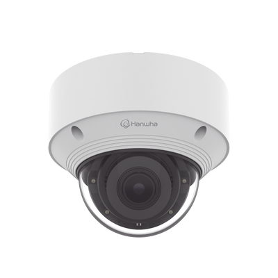 Cámara IP Tipo domo Antivandálica 5 Megapíxel / Lente Varifocal 3.2 - 10mm / IR 30M / WDR 120db / IP66 / H.265 & WiseStream / Inteligencia Artificial Deteccion de Personas y vehiculos