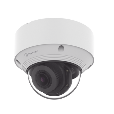 Cámara IP Tipo domo Antivandálica 8 Megapíxel / Lente Varifocal 3.2 - 10mm / IR 30M / WDR 120db / IP66 / H.265 & WiseStream / Inteligencia Artificial Deteccion de Personas y vehiculos