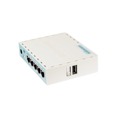 (hEX) RouterBoard, 5 Puertos Gigabit Ethernet, 1 Puerto USB y versión 3