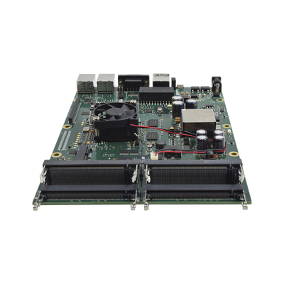 (RB800) RouterBOARD, 3 puertos Gigabit, 4 ranuras miniPCI de expansión  para ofrecer un MIMO 8x8